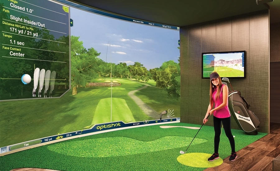 Thiết Kế Thi Công Lắp Đặt sân phòng tập Golf 3D tại Hà Tĩnh