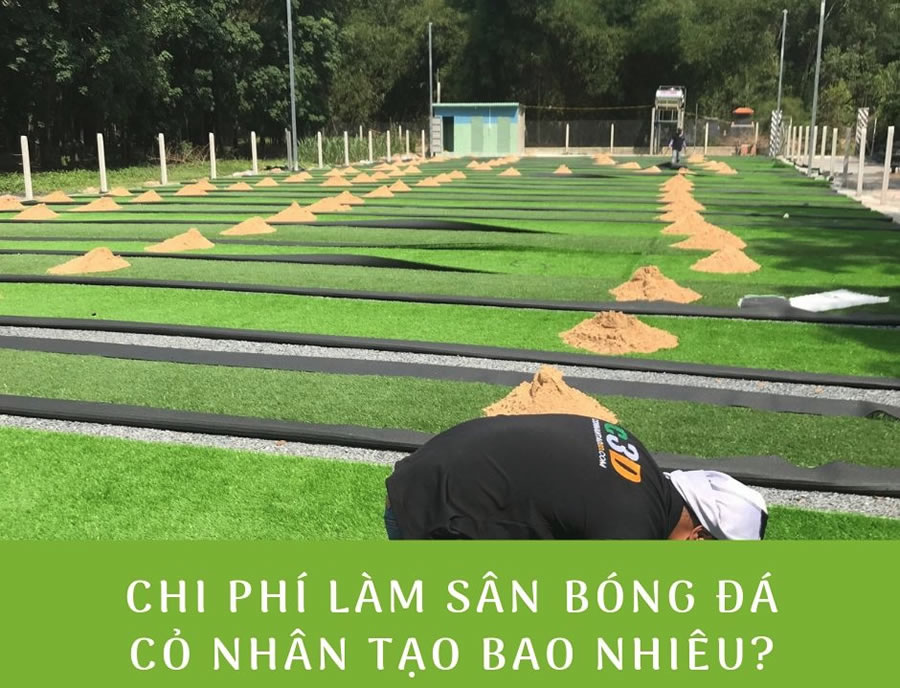 Thi công sân cỏ bóng đá nhân tạo Thanh Hóa